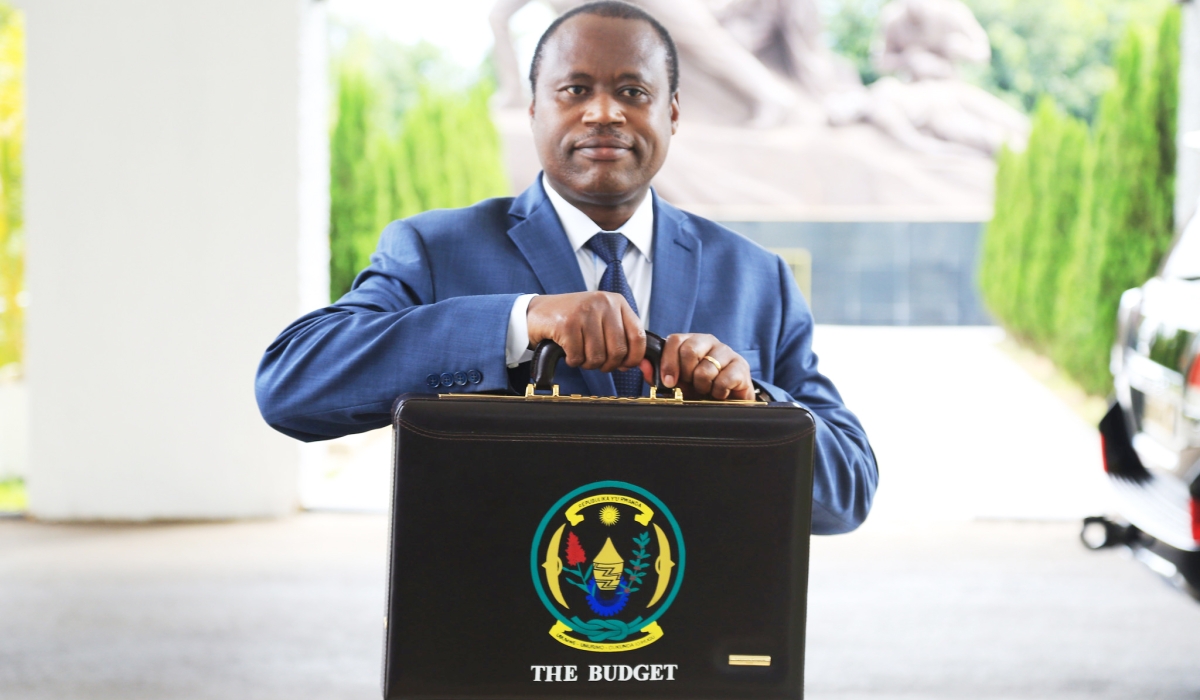 The Minister of Finance and Economic Planning, Dr Uzziel Ndagijimana, will present the proposed national budget for the fiscal year 2023-2024 before parliament this afternoon.Photo by Sam Ngendahimana