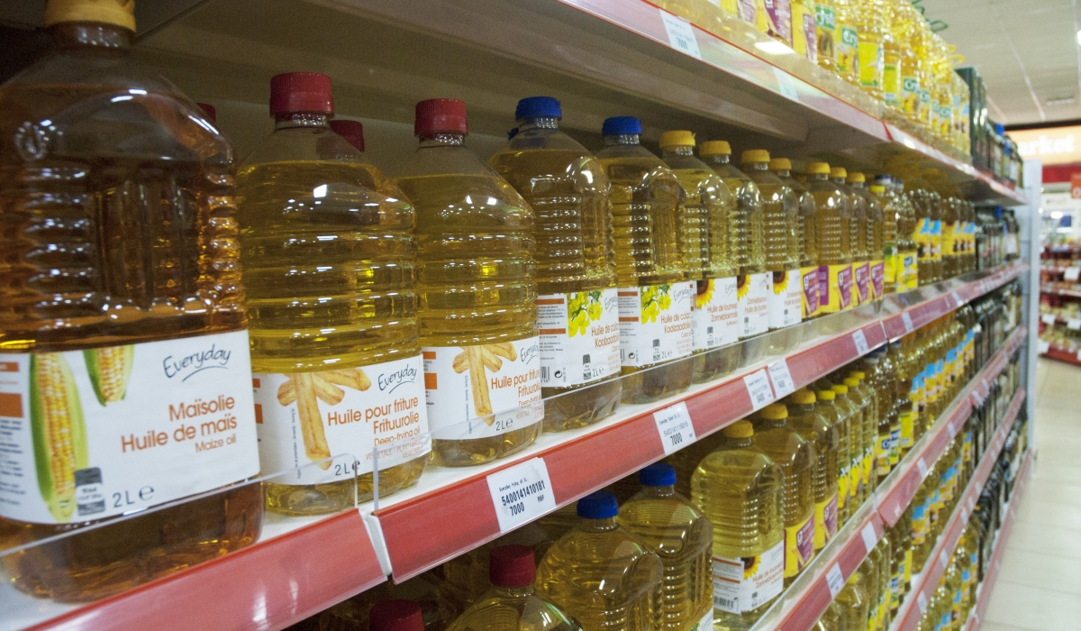 The Minister of Finance and Economic Planning, Uzziel Ndagijimana, has announced that import duty on cooking oil has been reduced from 35 per cent to 25 per cent. Photo by Craish Bahizi