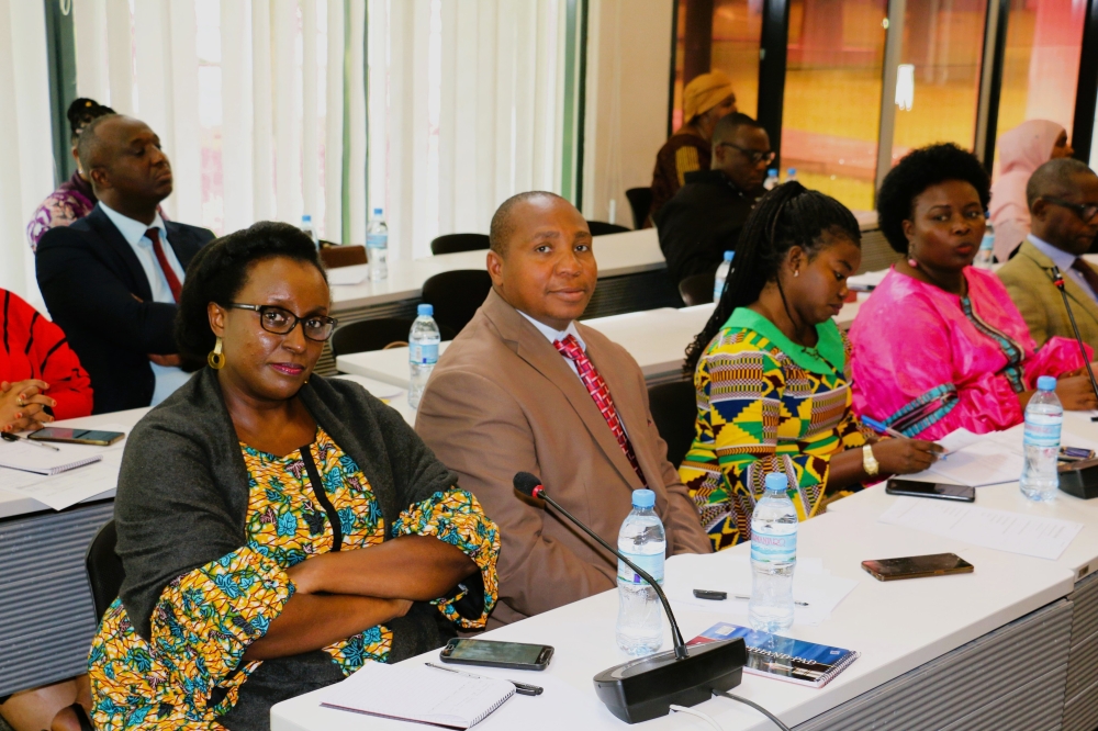 Some MPs who attended the workshop for EALA parliamentarians on gender responsive budgeting, on June 16, 2023, in Arusha, Tanzania (courtesy)