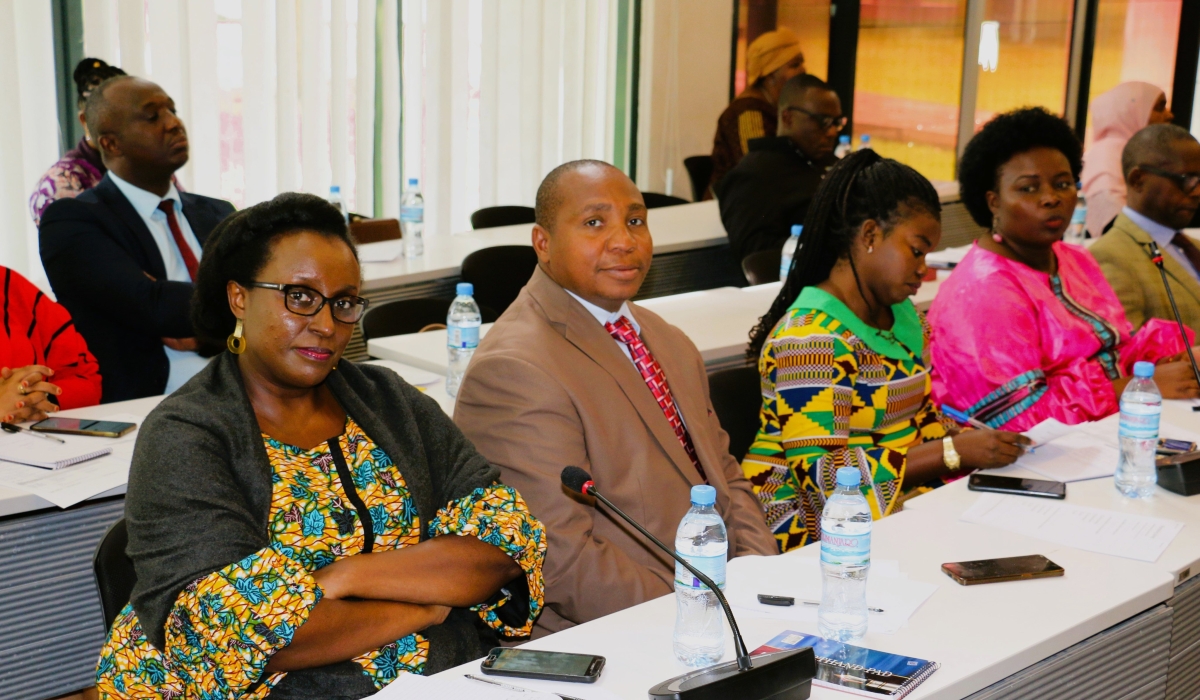 Some MPs who attended the workshop for EALA parliamentarians on gender responsive budgeting, on June 16, 2023, in Arusha, Tanzania (courtesy)