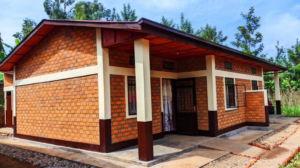 One of new homes that were given to 70 families of survivors of the 1994 Genocide against the Tutsi who were renting or being accommodated by relatives. The handover took place  on Thursday, June 15.Photos by Germain Nsanzimana