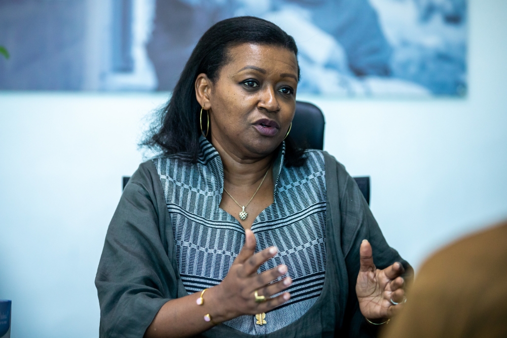 Ndèye Aissatou Masseck Ndiaye, the country representative of the United Nations High Commissioner for Refugees (UNHCR) Rwanda during the interview in Kigali on June 15, 2023. Olivier Mugwiza