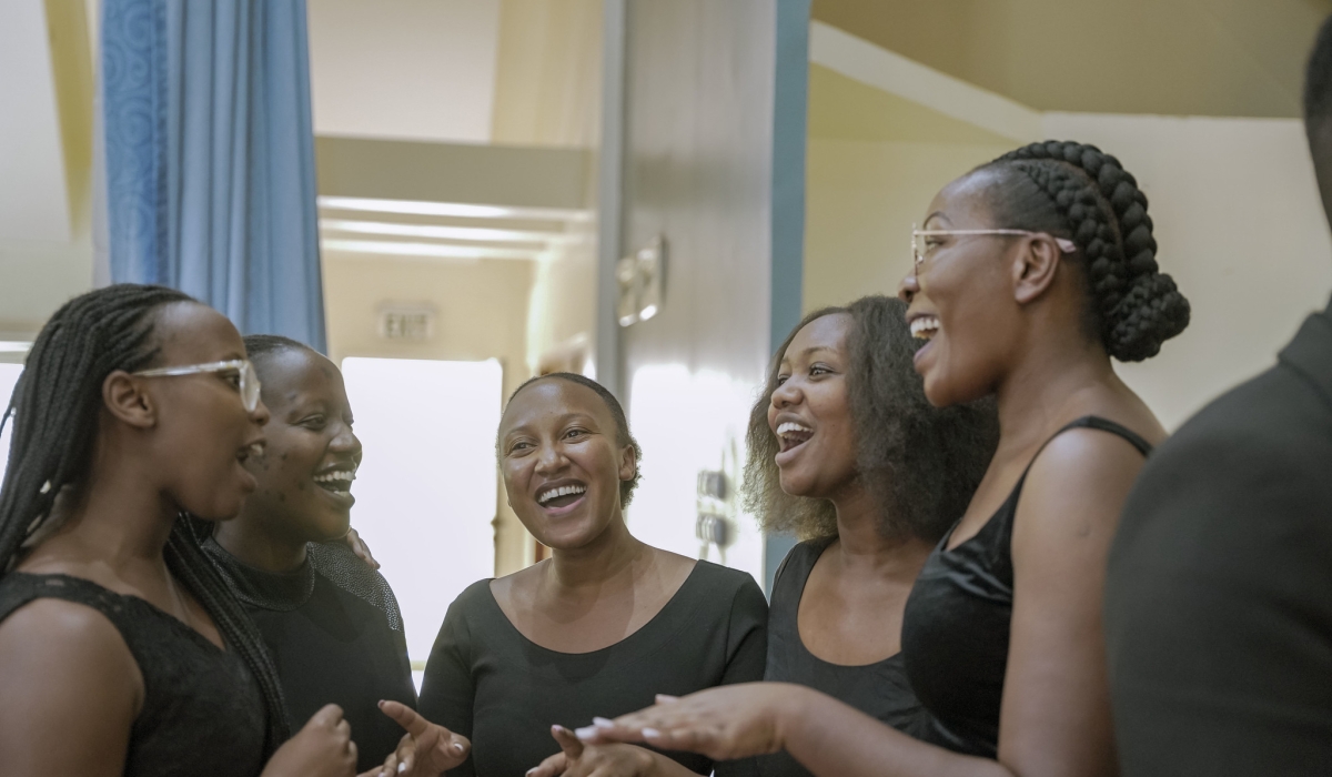 Perle de Vie Alto ladies during choir rehearsal at the Adventist University of Central Africa (AUCA), Masoro, Kigali. Photos by Emmanuel Dushimimana