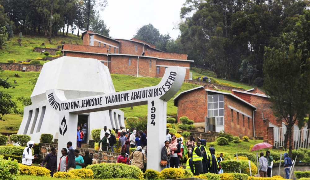 Mourners visit Bisesero Genocide Memorial in Karongi District (Sam Ngendahimana)
