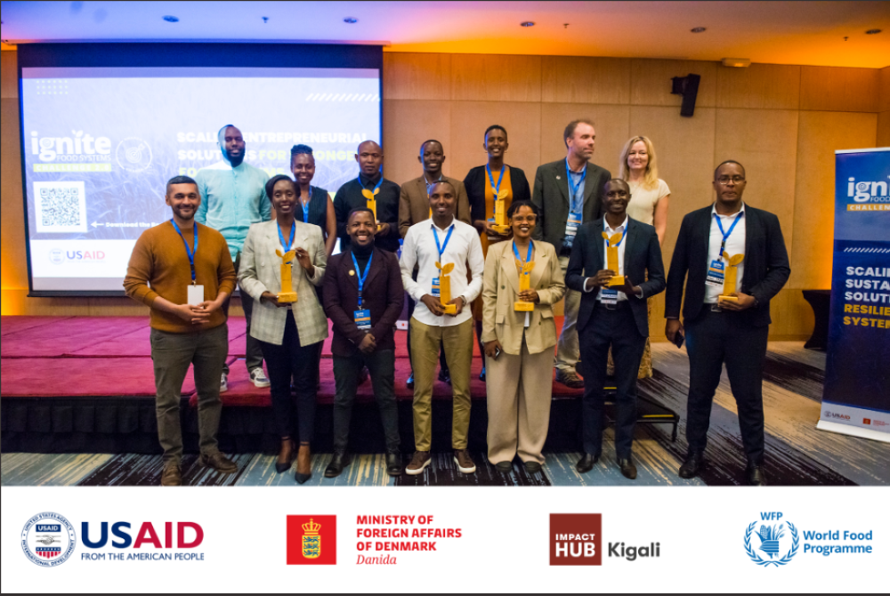 The 8 selected ventures for the IGNITE Food Systems Challenge second edition. Photo by Illume