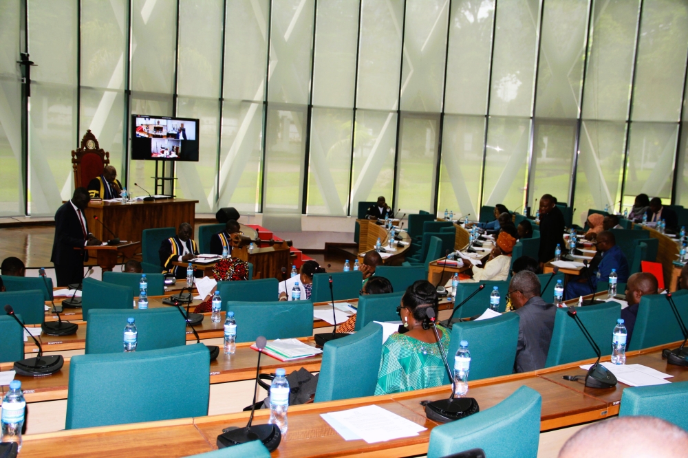 Members of EALA during a plenary session that passed the East African Community (EAC) budget for the financial year 2023-2024 in Arusha on June 22, 2023. Courtesy