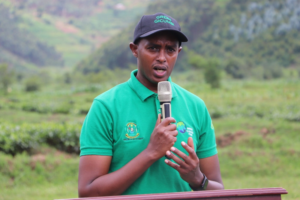 Jean Marie Vianney Kagenza, Team Leader of the Green Gicumbi project. Photos: Courtesy.