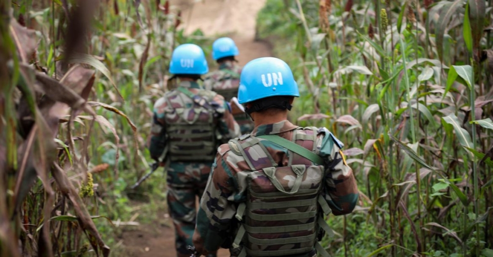 UN peacekeepers Monusco in DR Congo