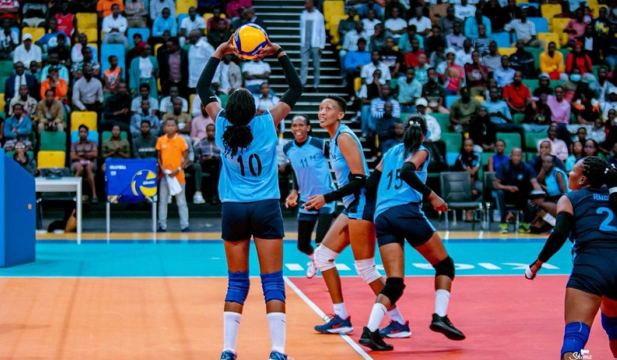 Police Women volleyball were crowned champions of Kwibuka tournament after beating Rwanda Revenue Authority  in a final held Sunday at BK Arena on Sunday June 25. Courtesy