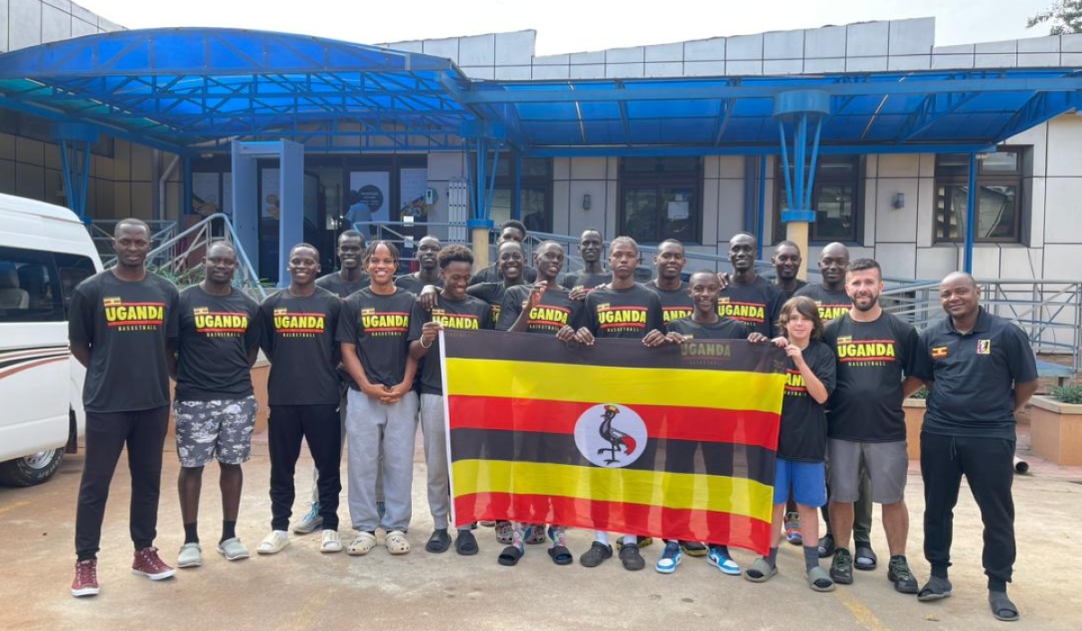Uganda U16 team upon arrival for the FIBA Africa Zone 5 qualifiers-courtesy