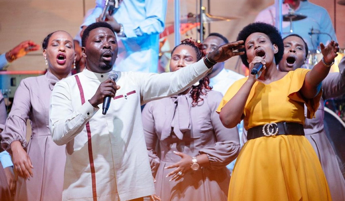 Gospel duo Zabron and Deborah. The couple has so far recorded two songs together . Courtesy photo.