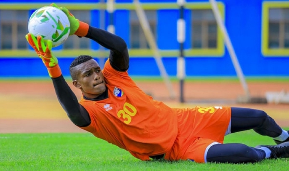 Goalkeeper Fiacre Ntwari during a training session. The former APR FC and AS Kigali stopper Ntwari has signed for South African premier league side TS Galaxy.