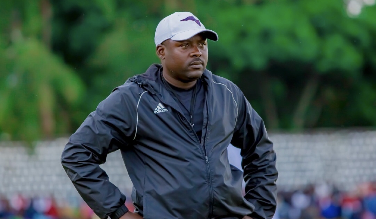 The newly appointed Etoile l&#039;Est head coach Maurice Nshimiyimana as the team join the premier league. Courtesy