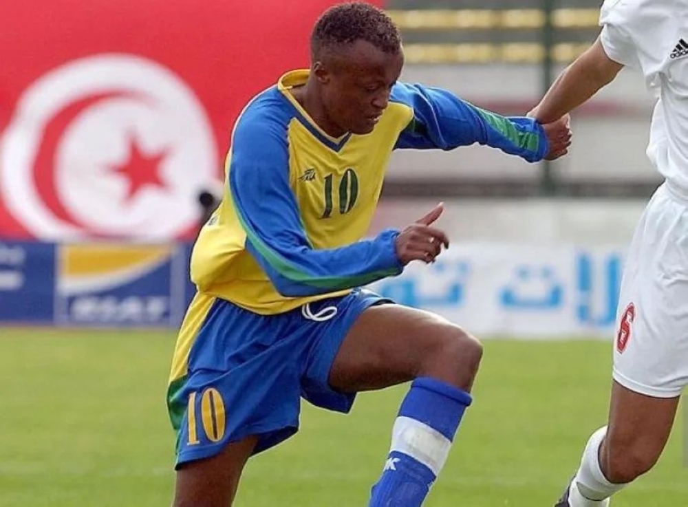 National football team striker Jimmy Gatete