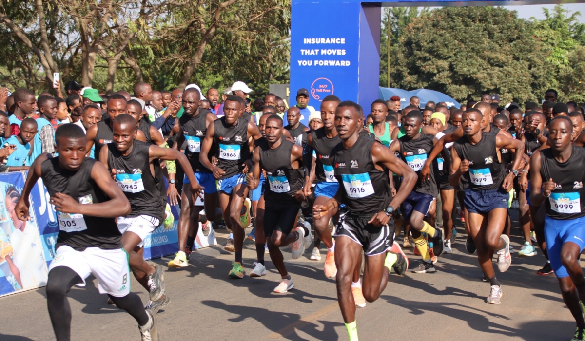 Hundreds of participants at 20 km of Bugesera race on  Sunday, July 2. Courtesy