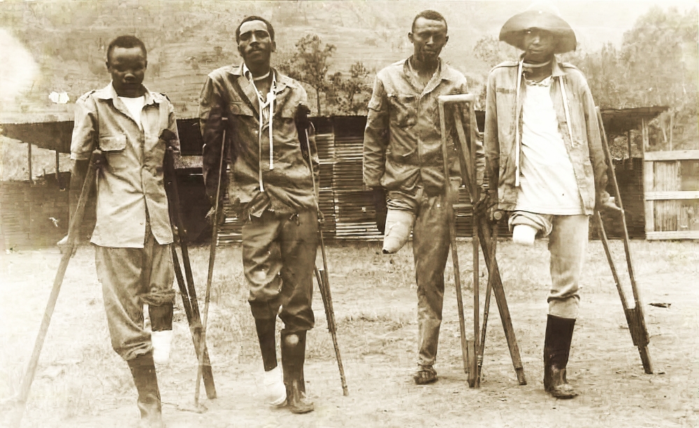 Some of Rwanda Patriotic Army soldiers who were disabled by the liberation struggle. Courtesy