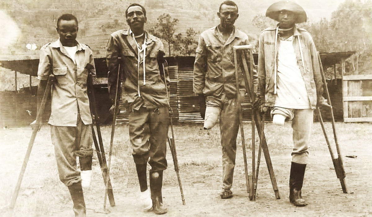Some of Rwanda Patriotic Army soldiers who were disabled by the liberation struggle. Courtesy