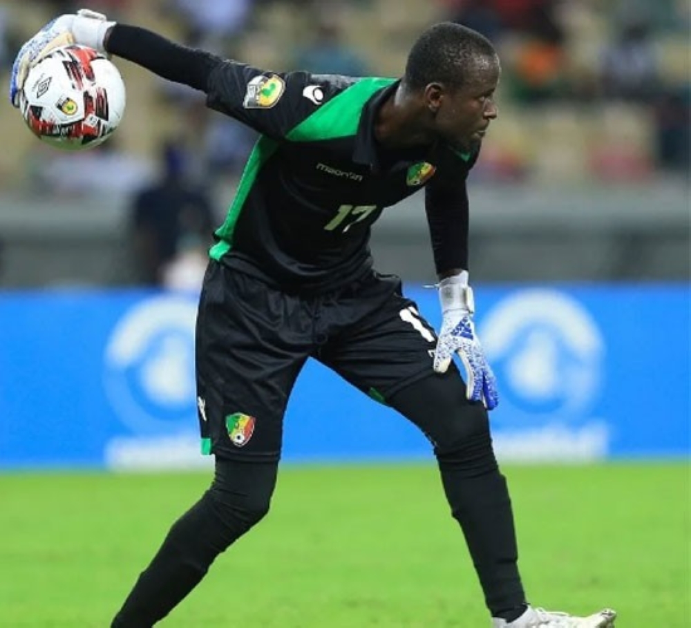 Goalkeeper Ndzila Pavelh