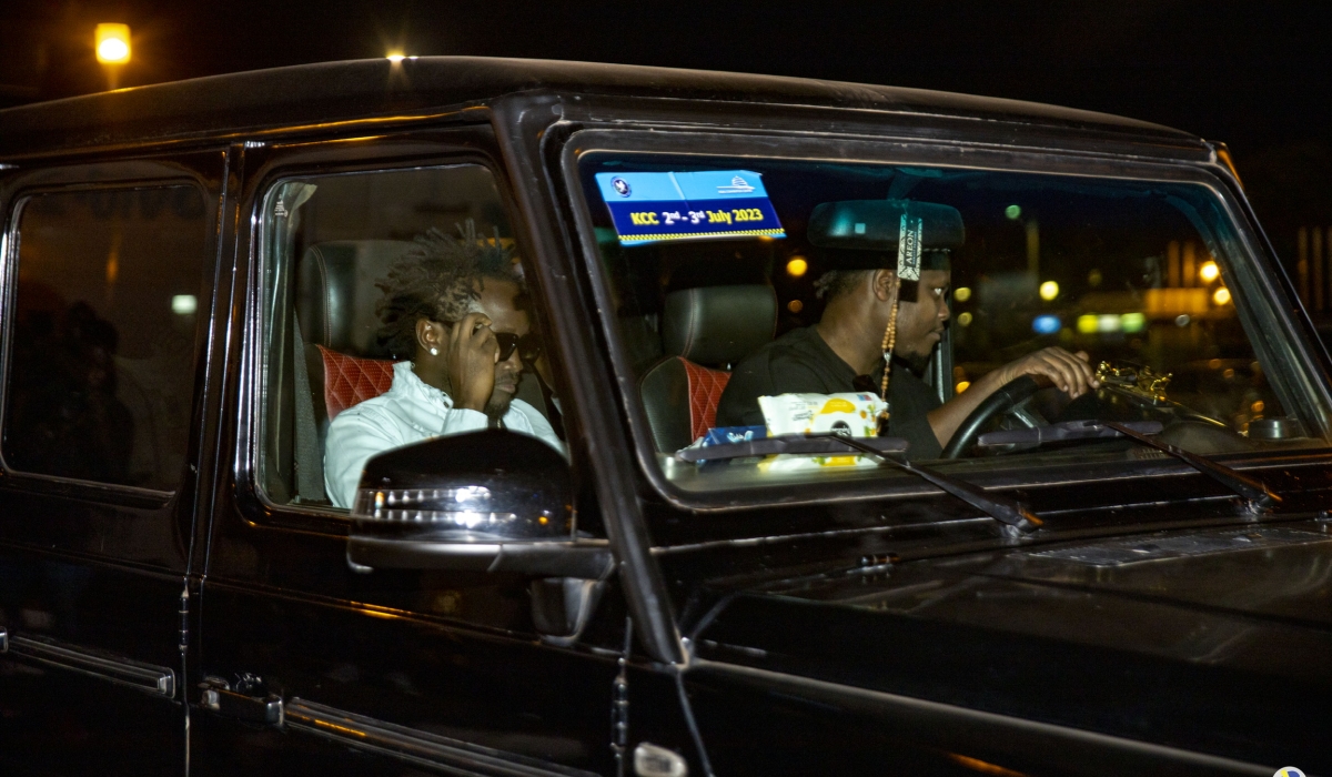 Kenyan singer Bahati was welcomed by Bruce Melodie