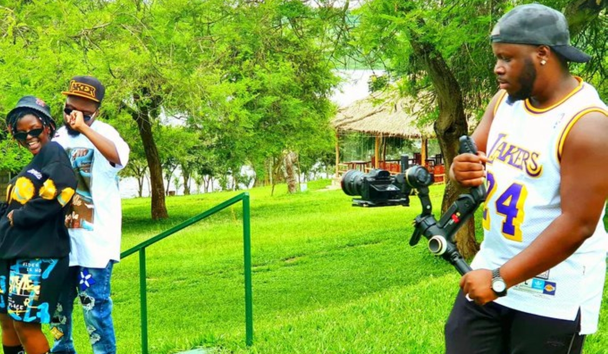 Abed Mutimura, commonly known as AB Godwin, a showbiz videographer. Courtesy 