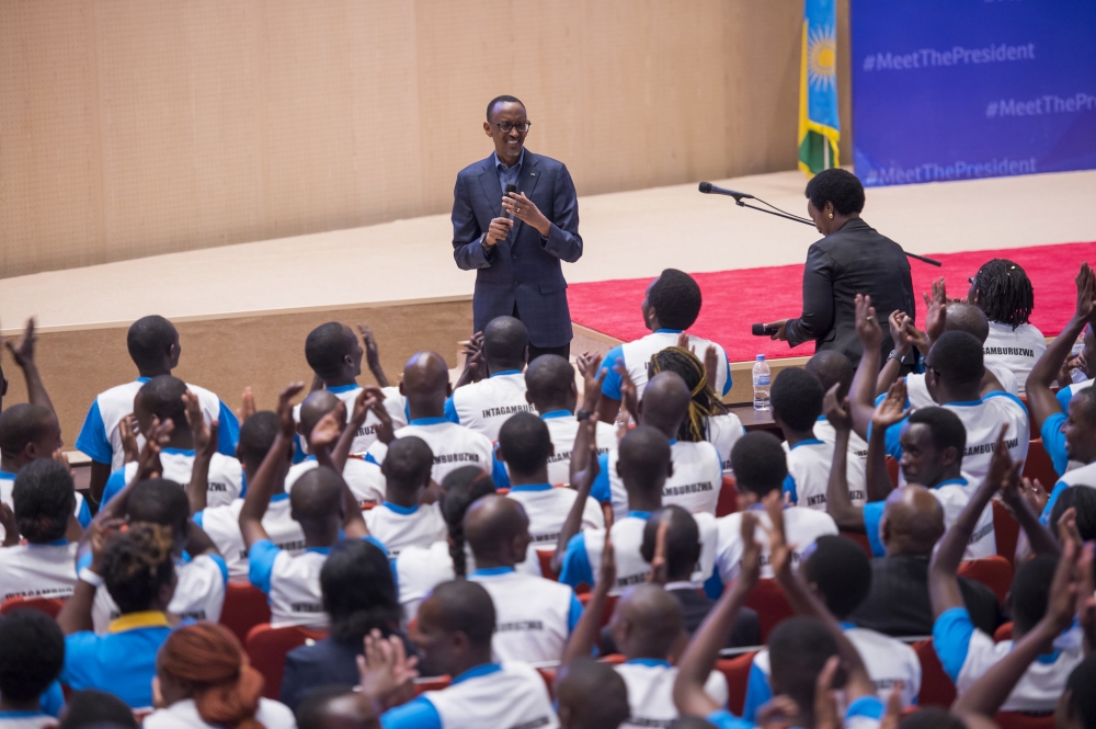 President Kagame implored the youth to pick up from where the country has been brought and do their part to make sure the fruits of sacrifices made by the liberators are not put to waste.