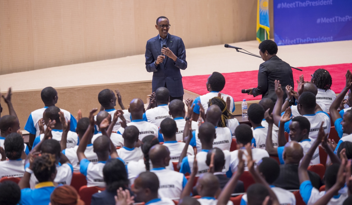 President Kagame implored the youth to pick up from where the country has been brought and do their part to make sure the fruits of sacrifices made by the liberators are not put to waste.