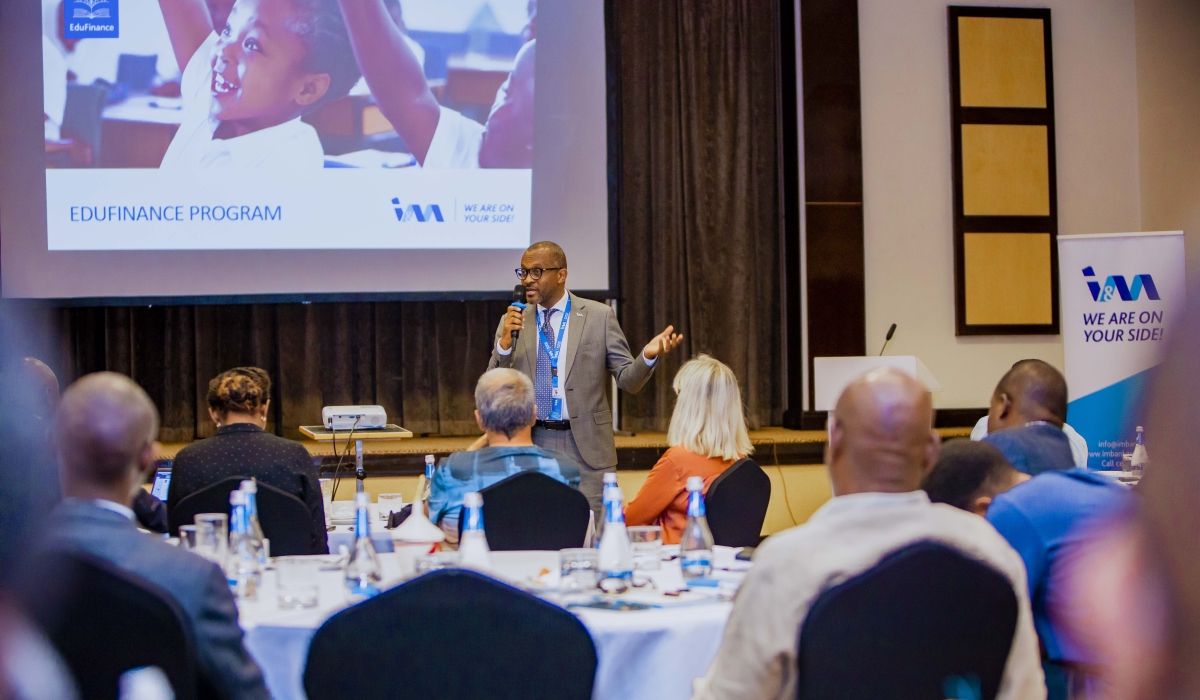 Olivier Gakuba, Director of Business Development at I&M, said the bank is enabling business owners to leverage on their residential houses or investment properties for people in the real estate sector. Courtesy photo