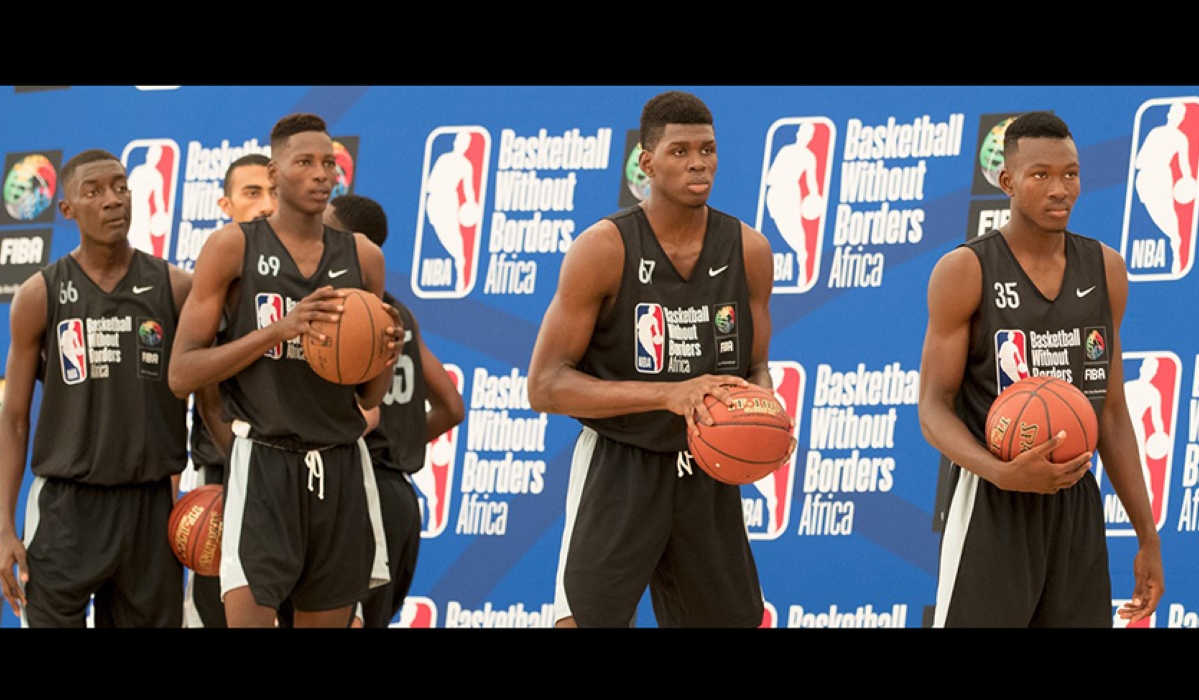 Some of youngsters who will participate at the 19th edition of Basketball Without Borders Africa will be held at the American International School of Johannesburg in South Africa from July 28–31. Courtesy