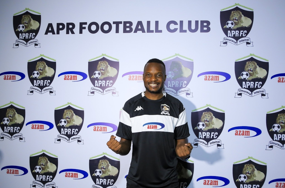 Ugandan midfielder Taddeo Lwanga who joined APR FC