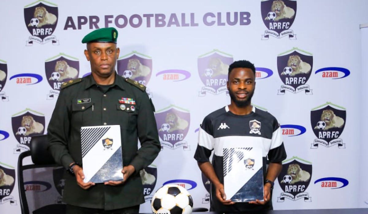 Forward Gilbert Mugisha will stay with APR until June 2025 after agreeing to a two-year contract extension.