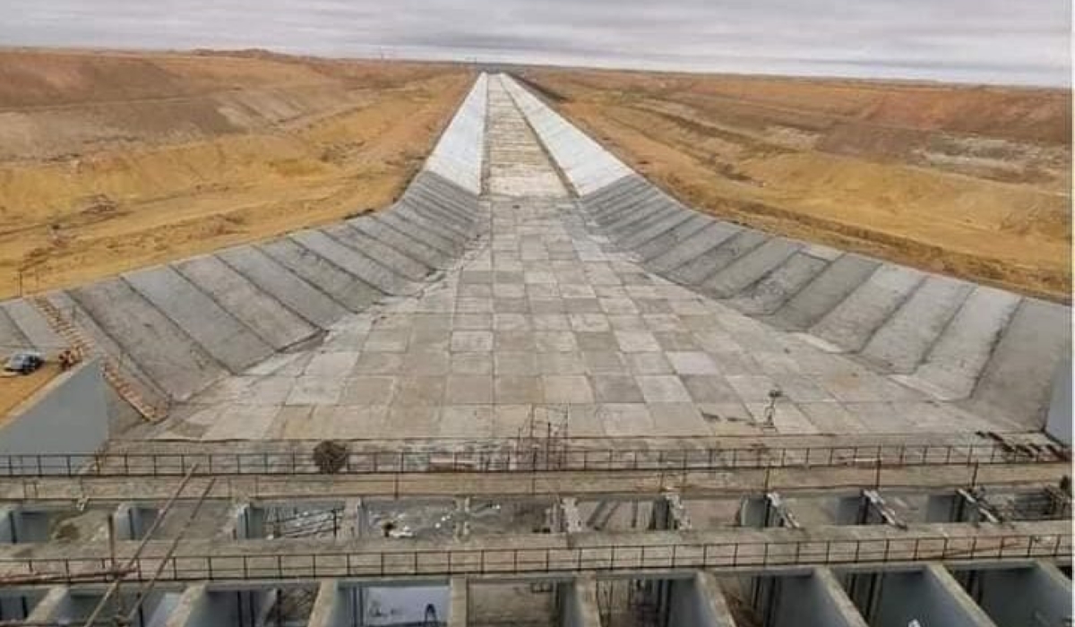 Egypt is building an artificial river, spanning 114 kilometres in length, parallel to the Nile River. COURTESY