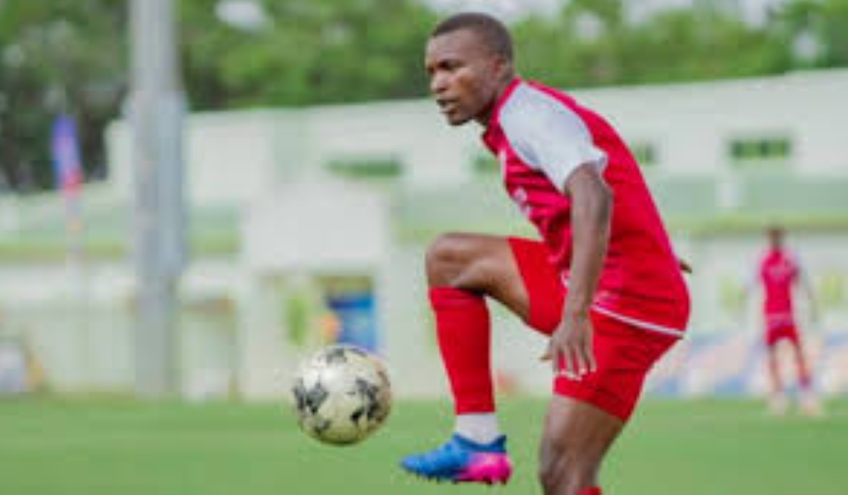 Striker Luke Namada is likely to leave Musanze FC as he considers future elsewhere. FILE