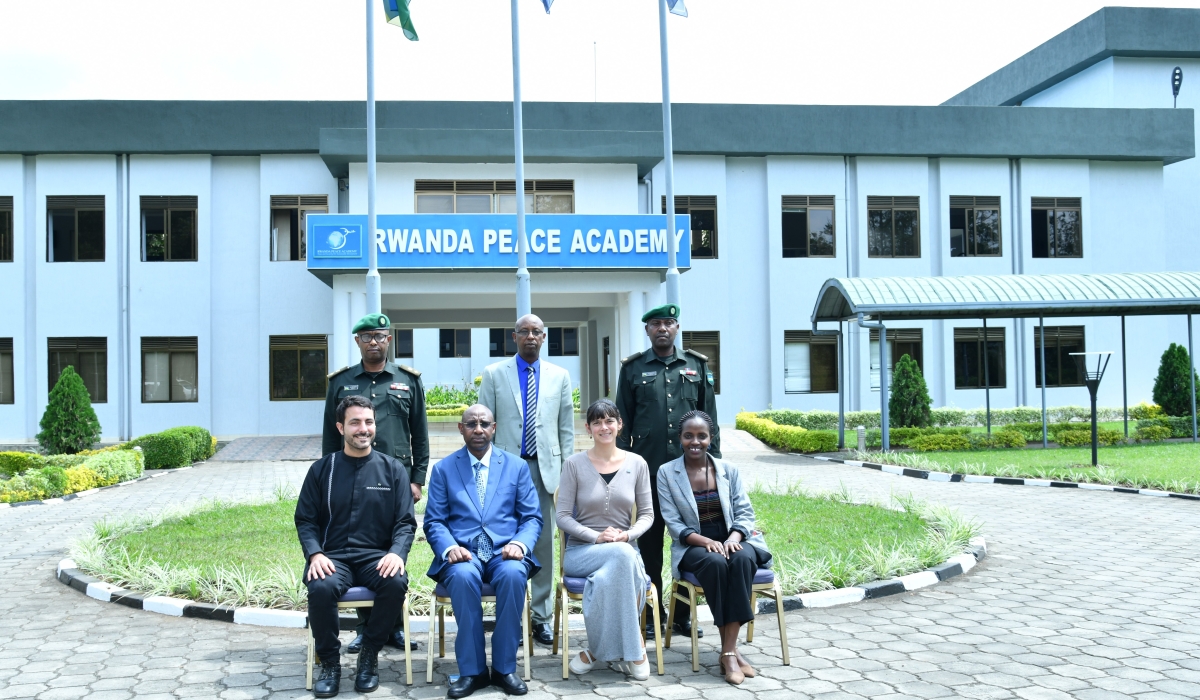 Delegates paid a visit to the Rwanda Peace Academy (RPA) on Tuesday, July 11.