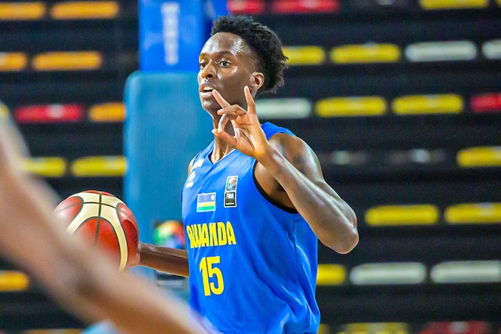 Ntore Habimana put in another incredible performance, scoring 14 points to help Rwanda hold off Angola to qualify for  semi-final on July 13. Courtesy