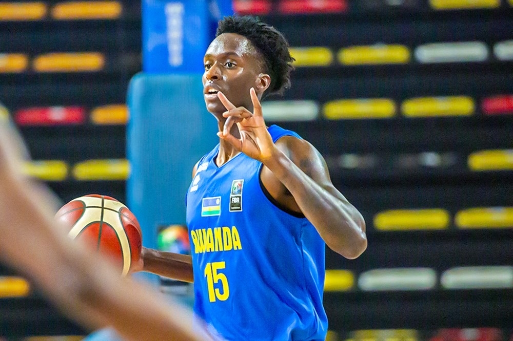 Ntore Habimana put in another incredible performance, scoring 14 points to help Rwanda hold off Angola to qualify for semi-final on July 13. Courtesy