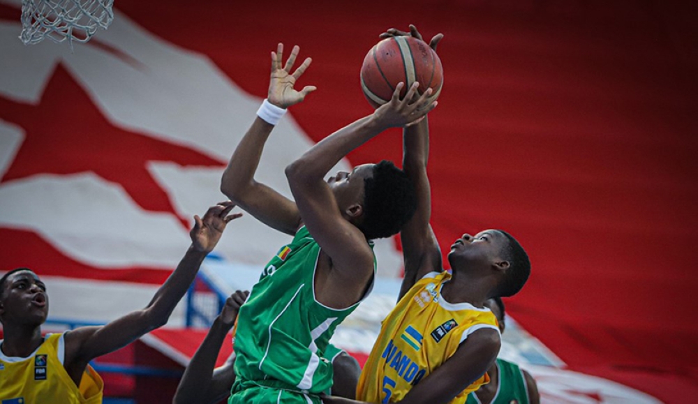 Rwanda’s U-16 boys&#039; basketball team lost 72-76 against Mali at the Mohamed-Mzali sports hall in Monastir  on Friday, July 14.  Courtesy