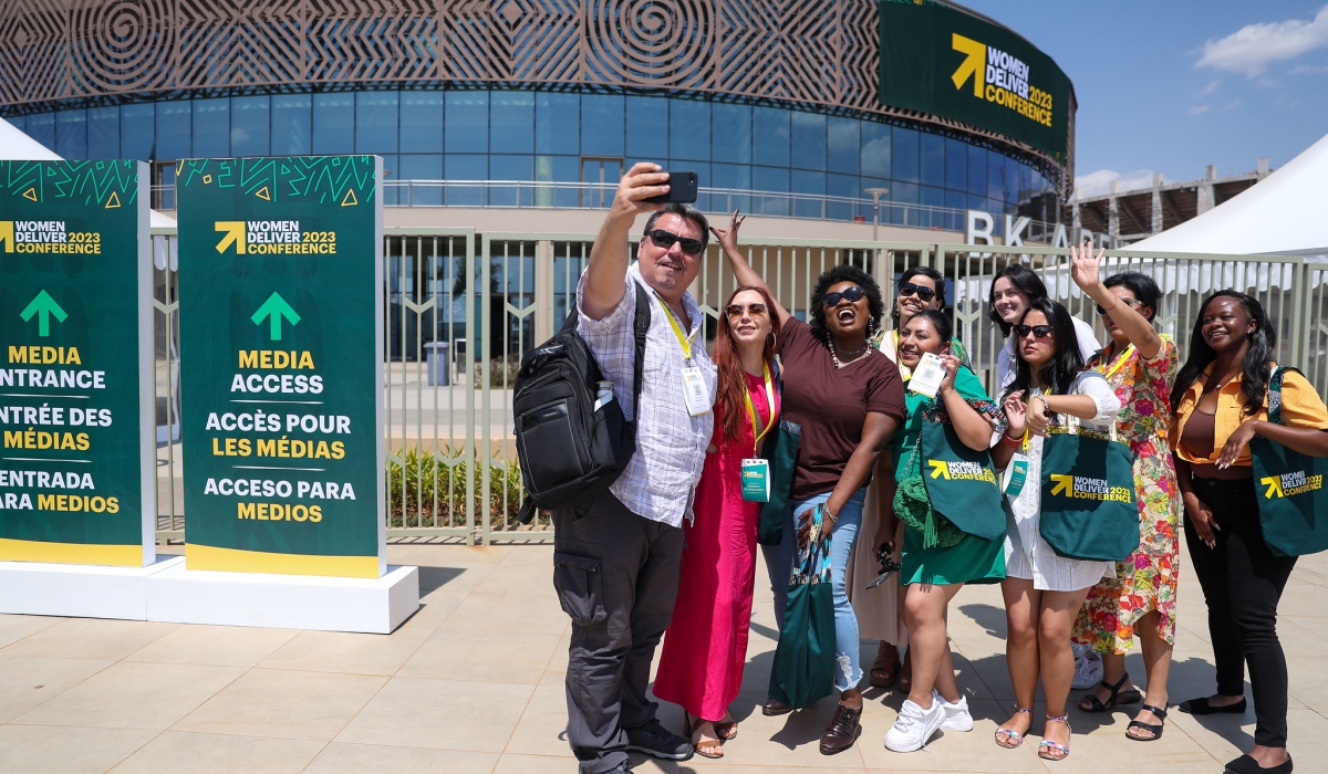 Delegates from different countries who are already in Kigali to attend Women Deliver 2023 Conference (WD2023). PHOTOS BY OLIVIER MUGWIZA
