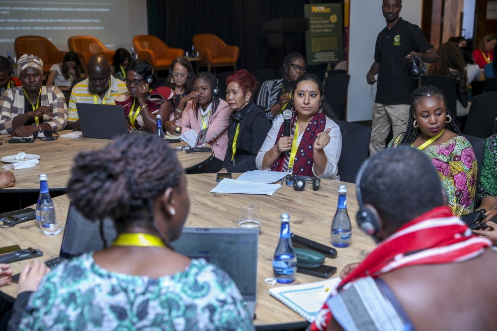 Delegates at a pre-conference that focused on ending Female Genital Mutilation/Cutting (FGM/C) on Sunday July 16. Photos by Olivier Mugwiza Delegates at a pre-conference that focused on ending Female Genital Mutilation/Cutting (FGM/C) on Sunday July 16. Photos by Olivier Mugwiza
