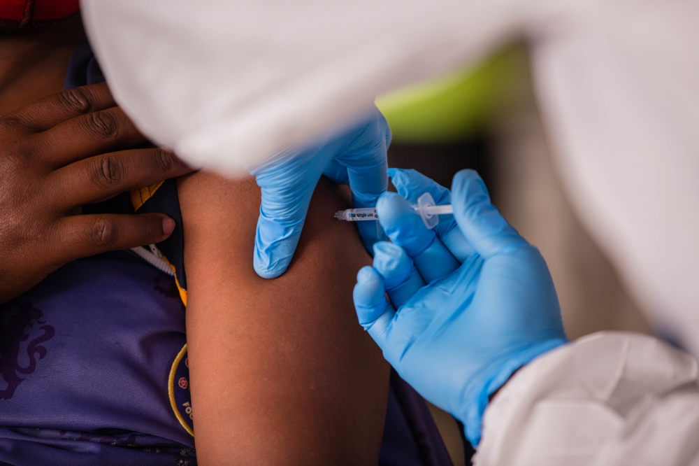 Rwanda is one of the African countries with the best coverage for the Diphtheria, Tetanus, and Pertussis vaccine (DPT).  Craish Bahizi