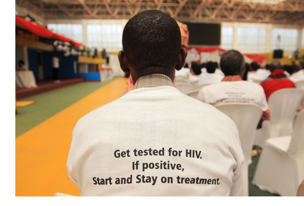 Rwanda has achieved the “95-95-95" targets, which call for 95 percent of all people living with HIV knowing their HIV status. Photo by Sam Ngendahimana