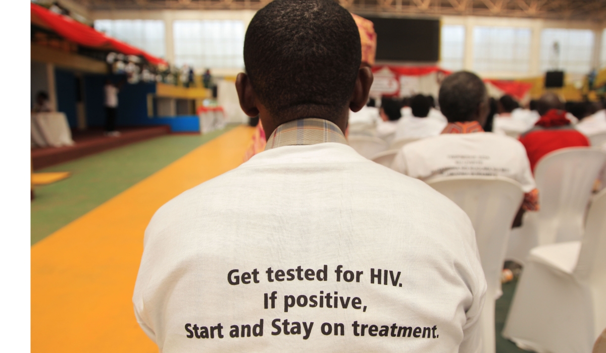 Rwanda has achieved the “95-95-95" targets, which call for 95 percent of all people living with HIV knowing their HIV status. Photo by Sam Ngendahimana