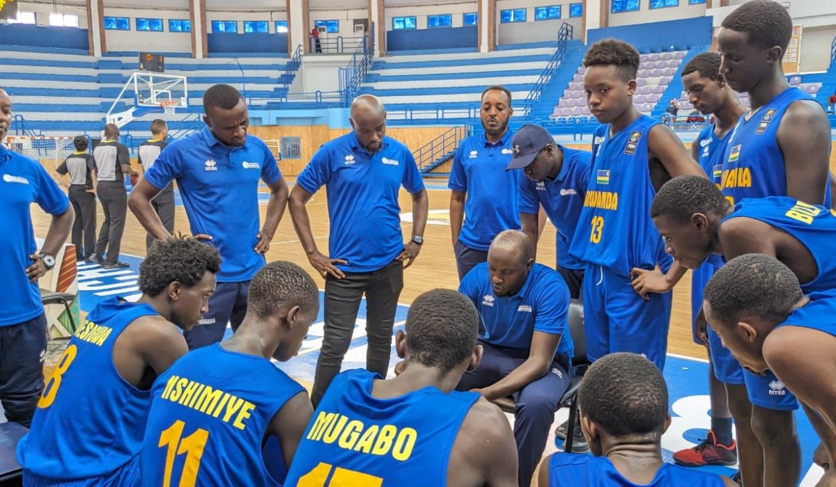 Rwanda U16 boys will face Egypt in their quarterfinal turn  Egypt on Thursday. Courtesy