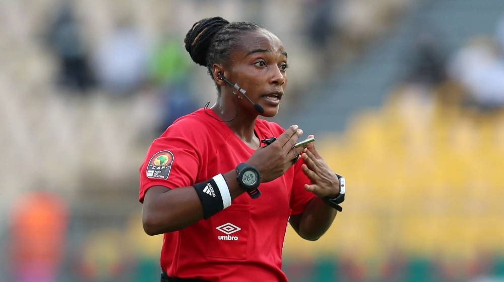 Rwandan International referee Salima Mukansanga