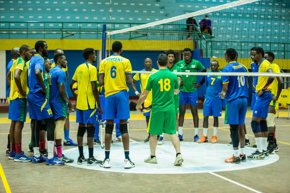 The men’s national volleyball team have started training ahead of the forthcoming 2023 Men’s African Nations Championship which will take place in Cairo, Egypt, from August 28 to September 10. File