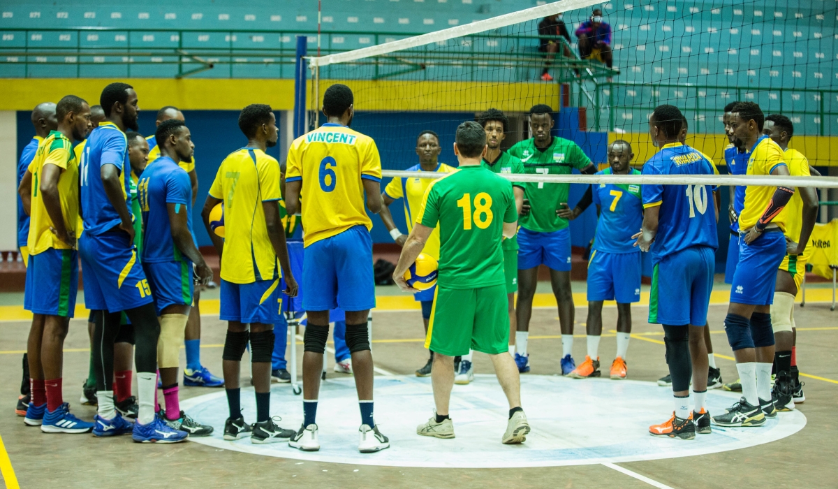 The men’s national volleyball team have started training ahead of the forthcoming 2023 Men’s African Nations Championship which will take place in Cairo, Egypt, from August 28 to September 10. File