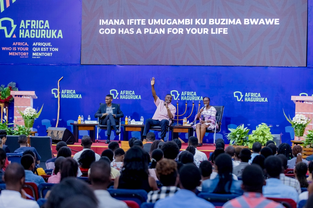 AFRICA Haguruka is hosted by Apostle Paul and Angelique Gitwaza at the Authentic Word Ministries Zion Temple Celebration Center in Ngoma, Kicukiro.