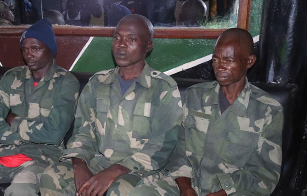 Some members of the genocidal group, Democratic Forces for the Liberation of Rwanda (FDLR) who were captured by M23 fighters, while fighting alongside FARDC soldiers in Eastern DR Congo in December 2022. Courtesy