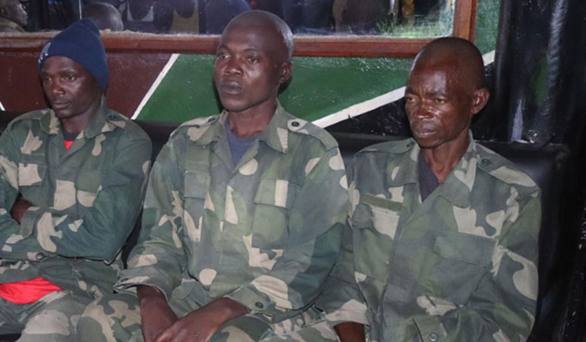 Some members of the genocidal group, Democratic Forces for the Liberation of Rwanda (FDLR) who were captured by M23 fighters, while fighting alongside FARDC soldiers in Eastern DR Congo in December 2022. Courtesy