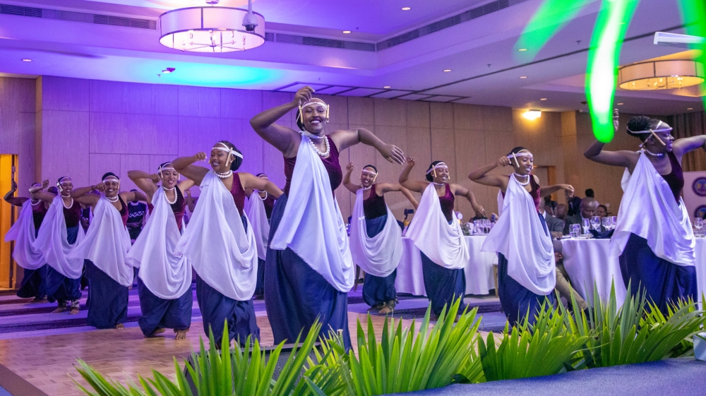 A traditional ballet entertaining the audience during the ceremony