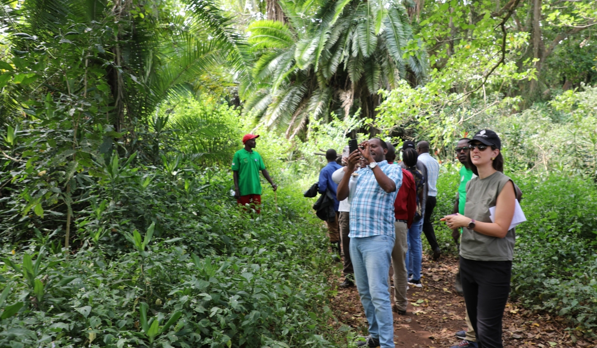 Activists during a guided tour of a protected forest in Kayonza. Rwanda is hosting the 2023 International Conference on Conservation Biology (ICCB 2023) slated for July 23-27. Courtesy